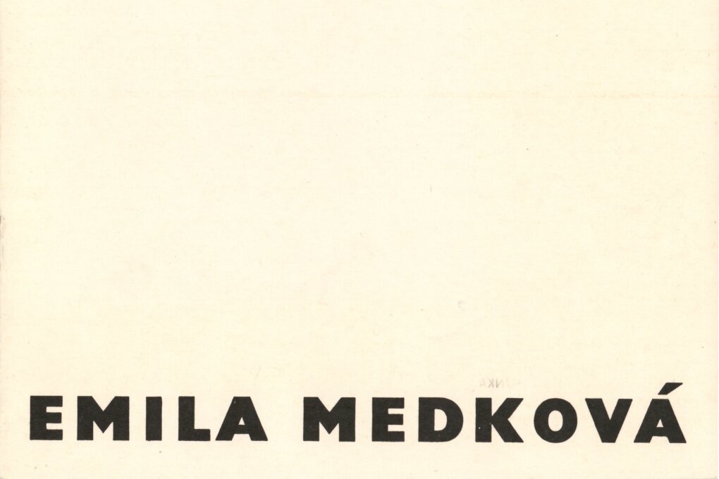 Emila Medková – fotografie